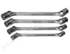 T & E TOOLS Flex Head Wrenches 4 Piece A/F Set