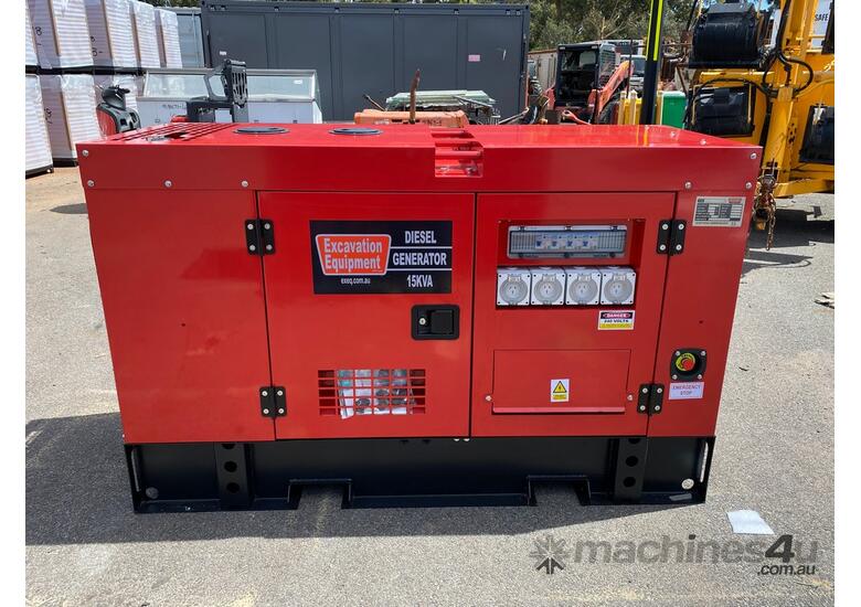 EXEQ 15KVA Single Phase Silenced Generator
