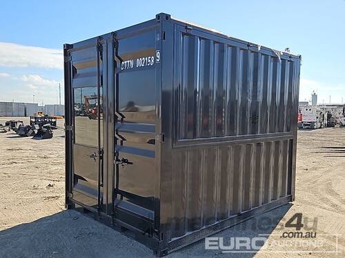 Unused 10' Pop Up Container Bar, Vending Booth 