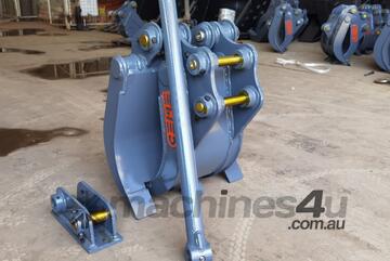 Mechanical Grab with stiff arm to suit 3 to 4.5 Ton Excavators