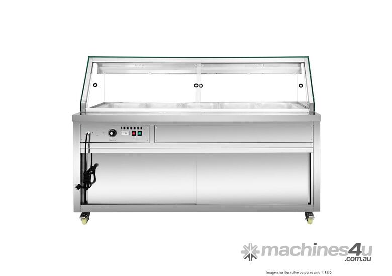 PG180FE-XG Thermaster Wet and Dry Bain Marie Display 5x1/1 GN Pans