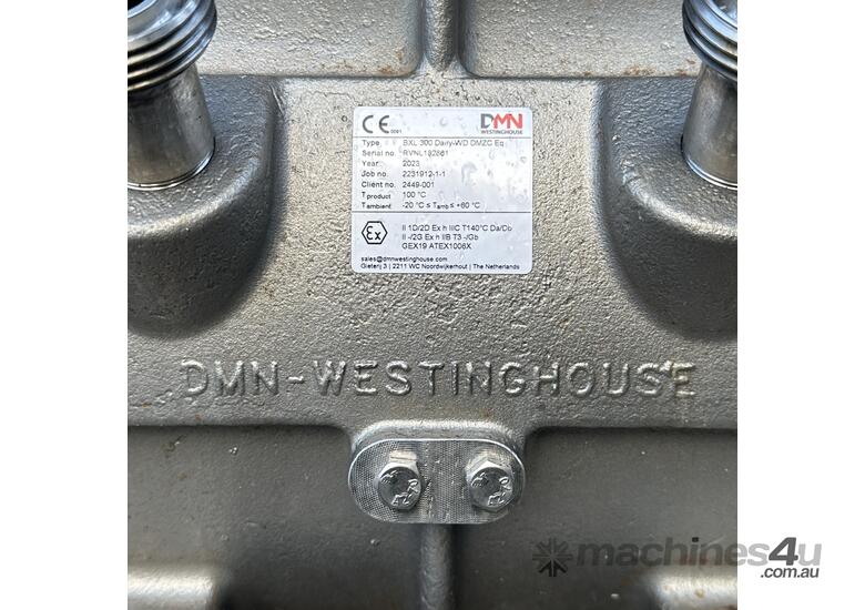 caption DMN WESTINGHOUSE BXL 300 Dairy-WD DMZC Eq Blowing Seal Blow through Rotary valve Air lock