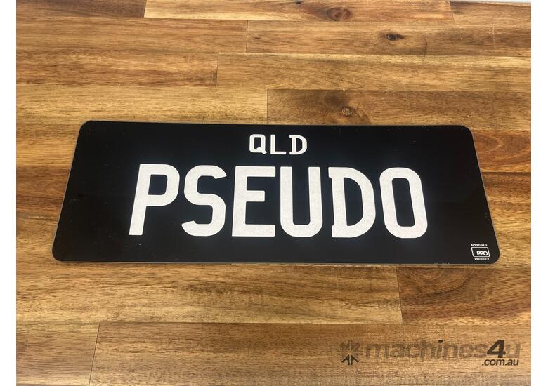 caption QLD Personalised Number Plate - ‘PSEUDO’
