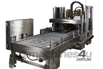 AT4E-S Stainless Fully Automatic 4-Edge Sealer w/ S-Feed