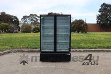 Commercial Shop Double Glass Door Fridge - Huxford BMH36