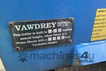 2017 Vawdrey VB-S3 Tri-Axle Double Drop Curtainsider B Trailer With Mezzanine