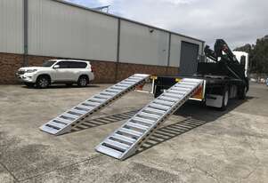 3.9m - 12 Tonne Heavy Duty Rubber Track, Rubber Tyre Machinery Loading Ramps