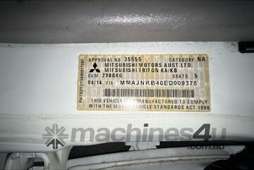 2013 Mitsubishi Triton GLX Diesel (Council Asset) 2013 Mitsubishi Triton GLX Diesel (Council Asset)