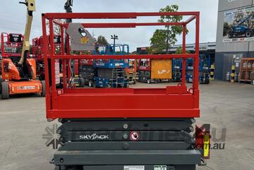 SkyJack SJ3219 Electric Scissor Lift - Max Reach 7.79m / 227kg Capacity