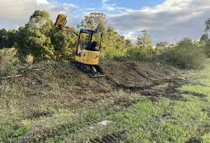 Italian Made Flail Mower/Mulcher for Mini Excavators FEMAC T1-60 REV