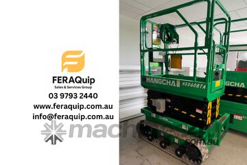 FERAQuip 6m Electric Crawler Scissor lift ($66 per week) (FINANCE AVAILABLE)
