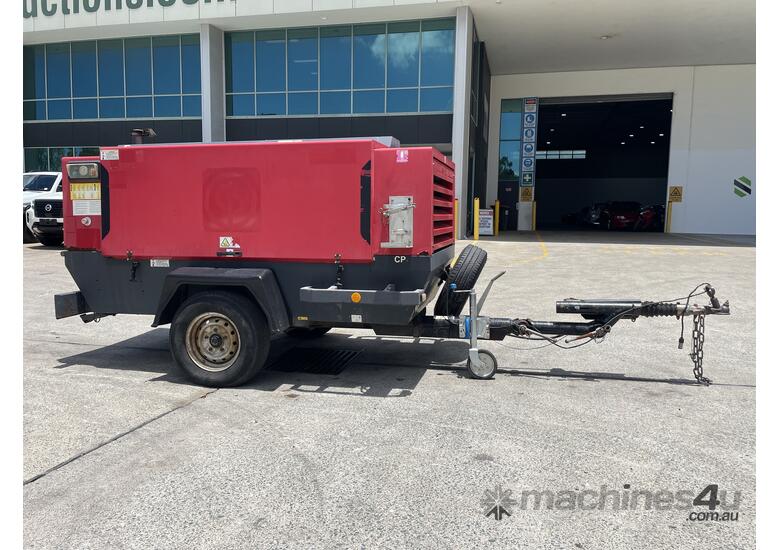 2016 Redstar CPS 3.5 Portable Rotary Screw Compressor on Single Axle Trailer