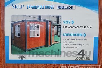 Un  2026 Captok Folding Portable House/ Office, Unfolded Size Is 21'