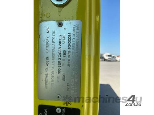 2017 Hino 300 616  Tipper