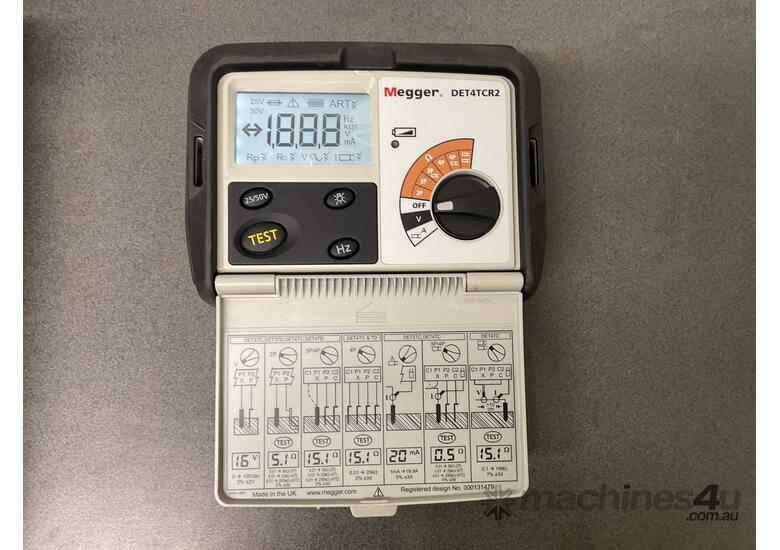 *UNRESERVED* Megger DET4TCR2 Earth/Ground Resistance Tester