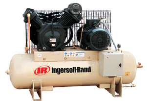 Ingersoll Rand 7100D15/8: 15hp 47cfm Reciprocating Air Compressor with 303L Tank