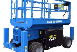 26ft Diesel 4WD Rough Terrain Genie Scissor Lift