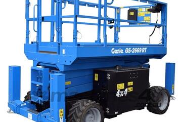 26ft Diesel 4WD Rough Terrain Genie Scissor Lift