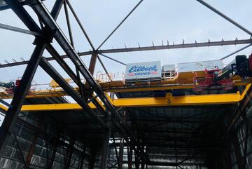 20T and 50T Eilbeck Double Girder Gantry Cranes - 15m Span - Immediate Sale