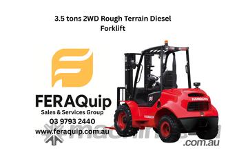 FERAQuip 3.5 ton 2WD rough terrain diesel forklift