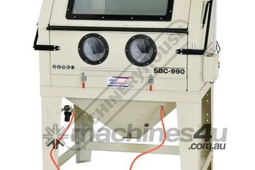 SBC-990 Industrial Sandblasting Cabinet Inside Cabinet 1175 x 885 x 625-845mm (L x W x H) Includes I