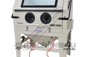 SBC-990 Industrial Sandblasting Cabinet Inside Cabinet 1175 x 885 x 625-845mm (L x W x H) Includes I