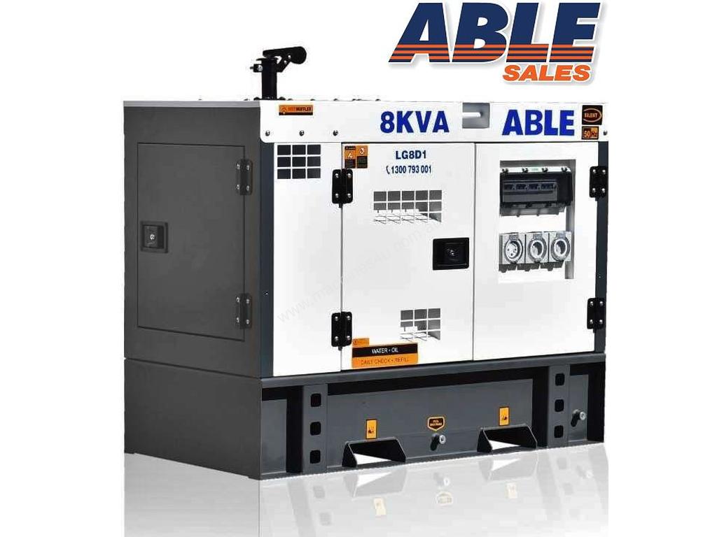 New able sales australia 8 kVA Diesel Genset 240V Backup Generators in