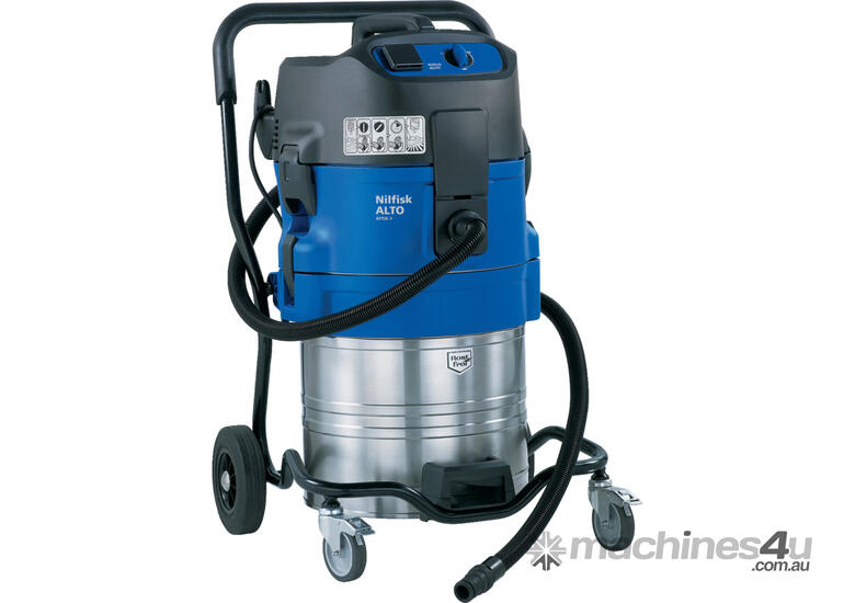 Click to view full size photos Nilfisk Wet Only Pump Out Industrial Vacuum complete with hose and tools ATTIX 751-61