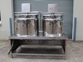 Duel Stainless Steel Jacketed Tanks - picture0' - Click to enlarge