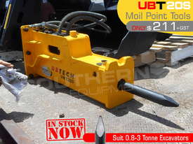 UBT20S Moil point Tool for Rock Hydraulic Hammer - picture0' - Click to enlarge