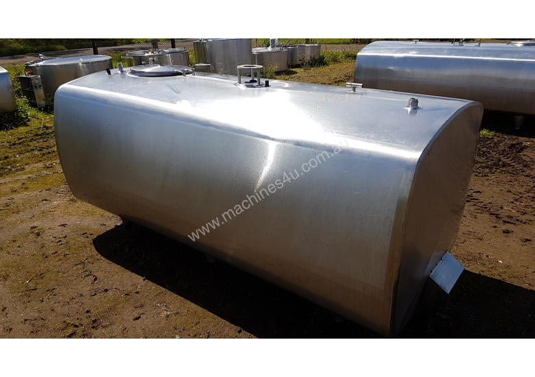 Used alfa laval STAINLESS STEEL TANK MILK VAT 2300 LT Stainless Steel