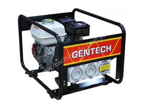 Gentech Honda 3.4kVA Generator with Worksafe RCD Outlet