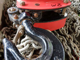 Chain Hoist Block and Tackle 5 ton x 8 mtr Drop OzBlow Lifting Crane - picture2' - Click to enlarge
