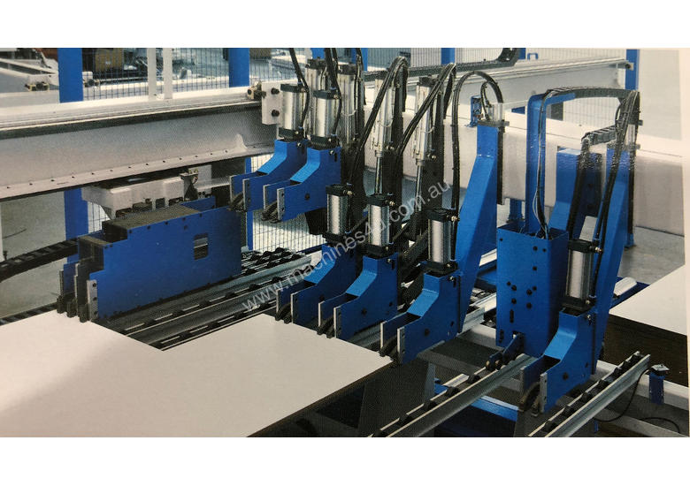 caption Rear load Beamsaw. Twin Independent Pushers. KS838H. Maximum productivity!