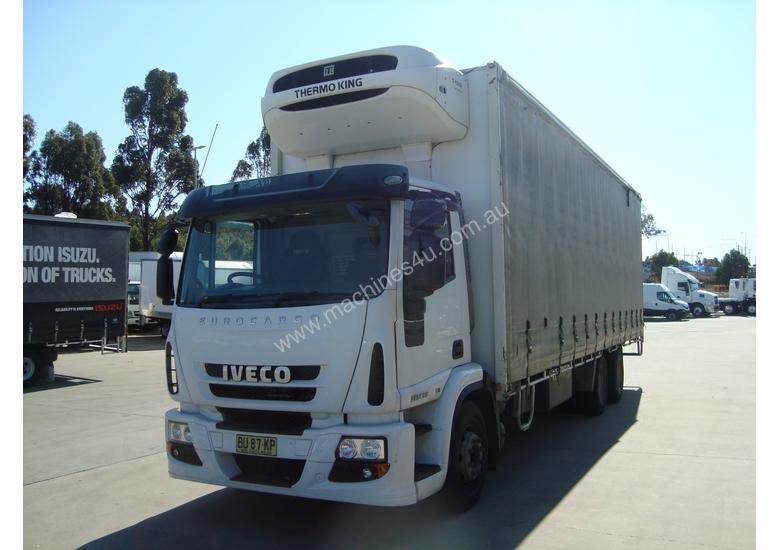 caption Iveco Eurocargo ML225 Curtainsider Truck