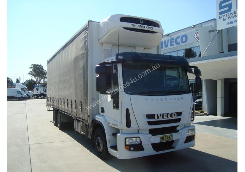caption Iveco Eurocargo ML225 Curtainsider Truck
