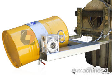 Forklift drum rotator attachment mechanical drum lifting and handling equipment