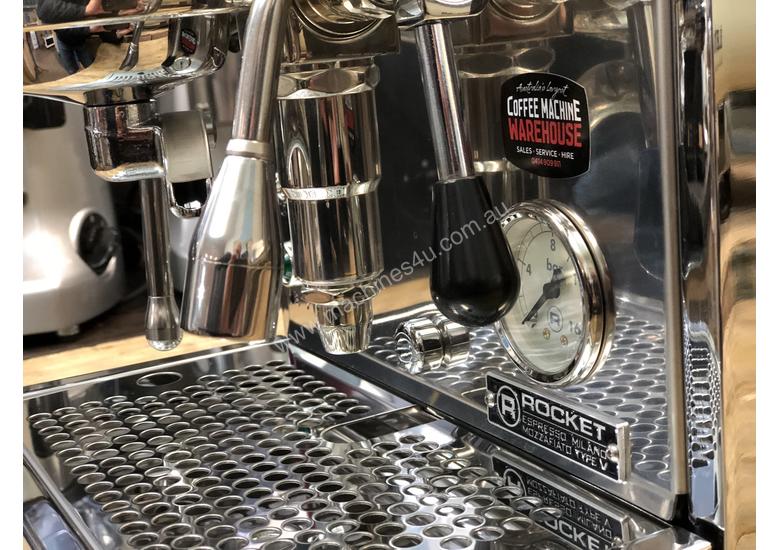 Click to view full size photos ROCKET MOZZAFIATO TIPO V 1 GROUP ESPRESSO COFFEE MACHINE PROSUMER HOME