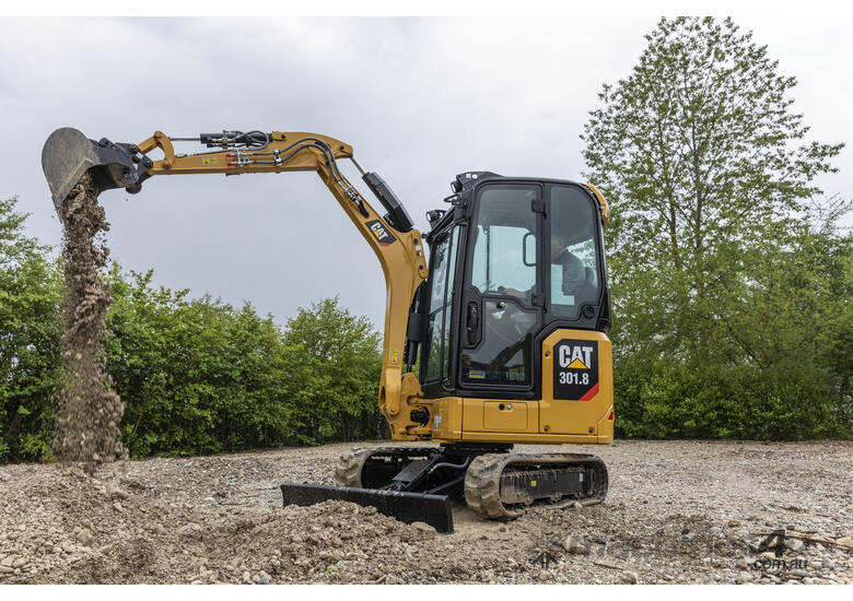 caption NEW - CAT 301.8 with A/C from $235 per week* with 3.75% Finance