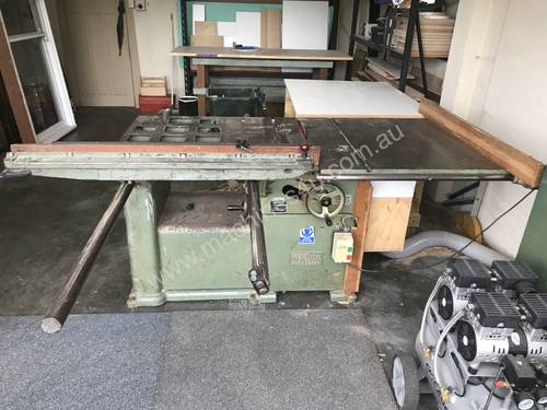 Wadkin table saw with sliding table 