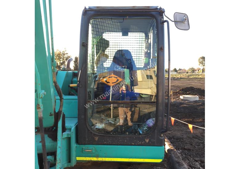 caption 2008 Kobelco SK80MSR-2 excavator