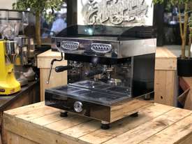 BRUGNETTI GAMMA 2 GROUP COMPACT BLACK STAINLESS ESPRESSO COFFEE MACHINE - picture1' - Click to enlarge