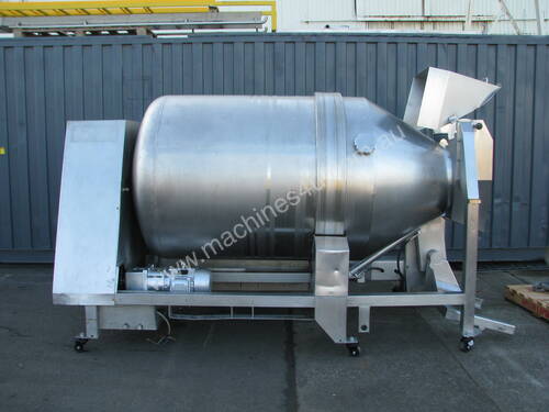 Industrial Stainless Steel Large Drum Tumbler Mixer - 2500L