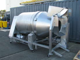 Industrial Stainless Steel Large Drum Tumbler Mixer - 2500L - picture0' - Click to enlarge