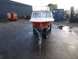 Circa 1973 16ft Bertram Caribbean Sandpiper Boat with 1973 Newhol 16ft Trailer - picture0' - Click to enlarge