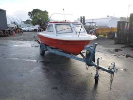 Circa 1973 16ft Bertram Caribbean Sandpiper Boat with 1973 Newhol 16ft Trailer - picture1' - Click to enlarge