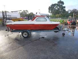 Circa 1973 16ft Bertram Caribbean Sandpiper Boat with 1973 Newhol 16ft Trailer - picture2' - Click to enlarge