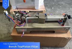 Flamingo 50-500ml Bench-top Piston Filler, Fully Air Operated, Nozzle Options and Easy Cleaning