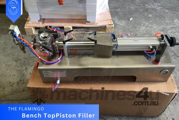 Flamingo 50-500ml Bench-top Piston Filler, Fully Air Operated, Nozzle Options and Easy Cleaning