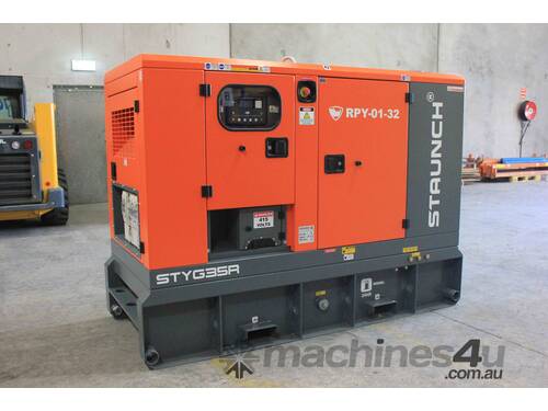 caption Staunch Yanmar STYG35R Generator 35kva Silent Canopy